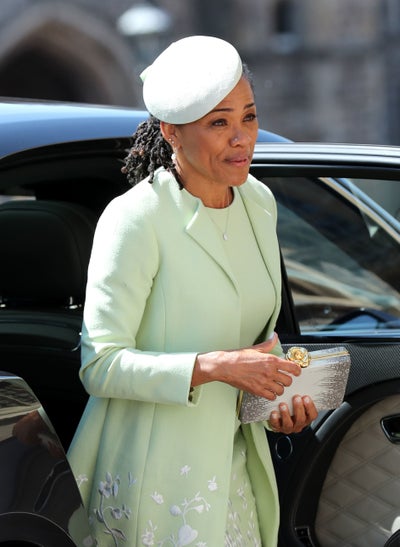 Meghan Markle’s Mother Stunned With Her Nose Ring And Locs In A Twist Out At The Royal Wedding